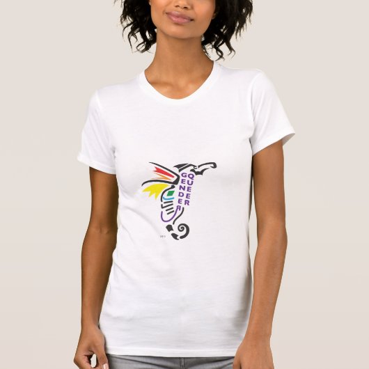 Genderqueerの記号のTシャツ Tシャツ (正面)