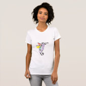 Genderqueerの記号のTシャツ Tシャツ (正面フル)