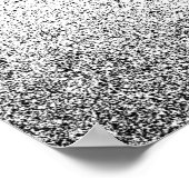 GENDERQUEERシンボルブラック ポスター (角)