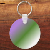 Genderqueerフラグkeychain – グラデーション キーホルダー (正面)