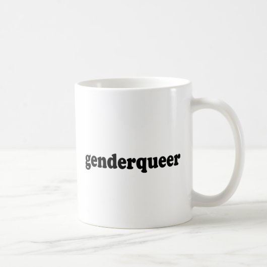 GENDERQUEER コーヒーマグカップ (右)