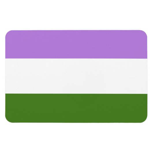 GENDERQUEER FLAGオリジナル-.png マグネット (横)