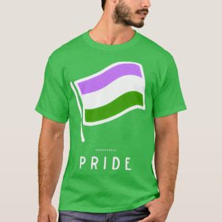 Genderqueer LGBT Rainbow Flagプライド2019 Parade Gi Tシャツ