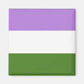 Genderqueer Pride Flag  マグネット (正面)
