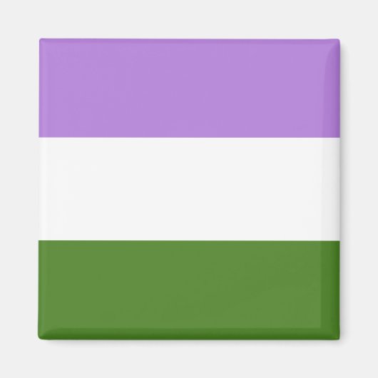 Genderqueer Pride Flag  マグネット (正面)