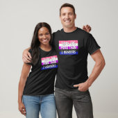 Genders GenderfluidフラグOmnが2つ以上ある Tシャツ (ユニセックス)