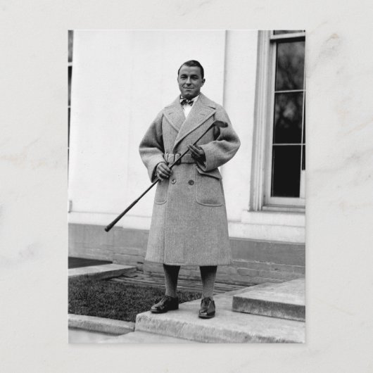 Gene Sarazen, 1920年代 ポストカード (正面)