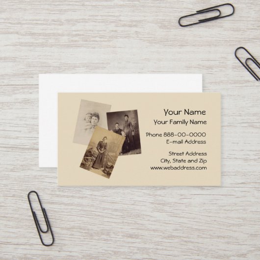 Genealogistの名刺 名刺 (正面/裏面インサイチュ)