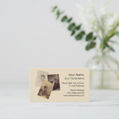 Genealogistの名刺 名刺 (スタンド正面)