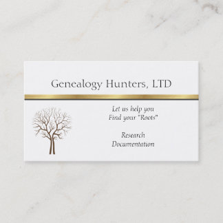 GENEALOGISTの研究者の名刺 名刺