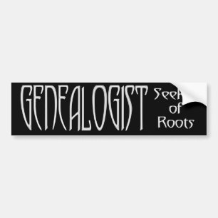 GENEALOGIST バンパーステッカー