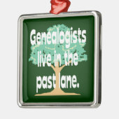 Genealogistsは過去の車線のオーナメントに住んでいます メタルオーナメント (左)