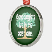 Genealogistsは過去の車線のオーナメントに住んでいます メタルオーナメント (左)