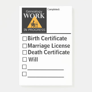 Genealogistsレコード保の投稿Itメモ ポストイット