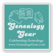 Genealogy Gear Logo シール (正面)