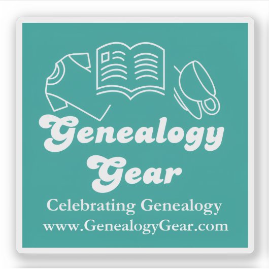 Genealogy Gear Logo シール (正面)