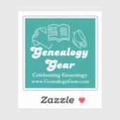 Genealogy Gear Logo シール (シート)