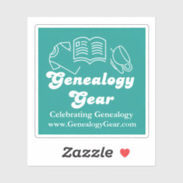 Genealogy Gear Logo シール