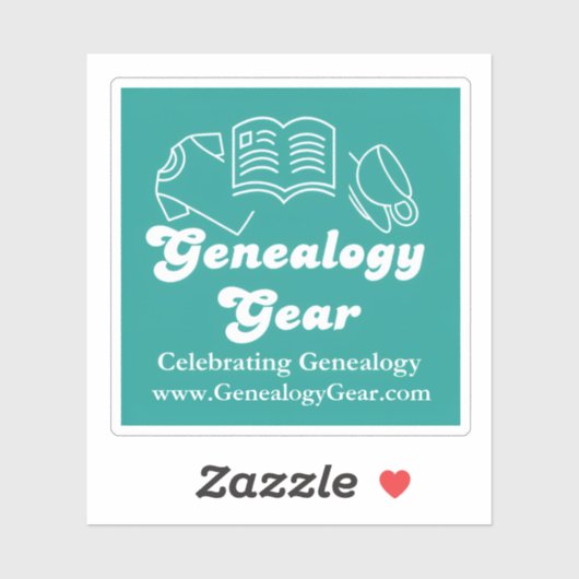 Genealogy Gear Logo シール (シート)