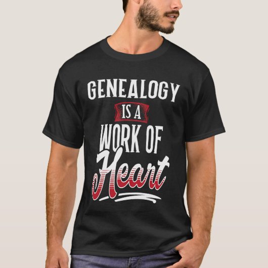 GENEALOGY Is A Work of Hear for Women Tシャツ (正面)