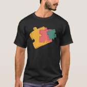 Genealogy Is Like Doing A Jigsaw Puzzle Genealogis Tシャツ (正面)