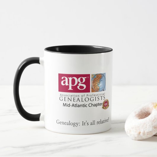 Genealogy It's All Relative Coffee Mug マグカップ (ドーナツ)