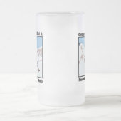 Genentechのスキーおよびスノーボードクラブマグ フロストグラスビールジョッキ (中央)