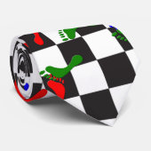GenepoolのデザインによるCheckerwalk ネクタイ (ロール)