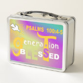 GeneraCion賛美 Gention Esp & Eng©ランチボックス メタルランチボックス (裏面)