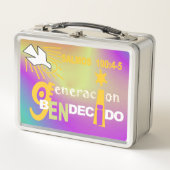 GeneraCion賛美 Gention Esp & Eng©ランチボックス メタルランチボックス (正面)
