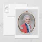 General 専攻の Sir Barry Close (d.1813) 1794 (w/c a) ポストカード (正面/裏面)