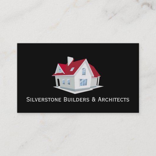 General Contractor Builder Architects建築 名刺 (正面)