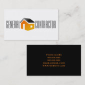 General Contractor Builder Manager建築 名刺 (正面/裏面)