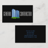 General Contractor Builder Manager建築 名刺 (正面/裏面)