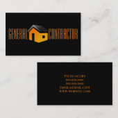 General Contractor Builder Manager建築 名刺 (正面/裏面)