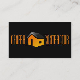 General Contractor Builder Manager建築 名刺