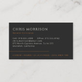 General Contractor Construction 名刺 (裏面)