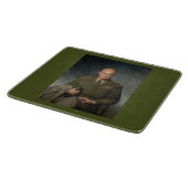 General Dwight Eisenhower 5 Star Painted Portrait カッティングボード (角)