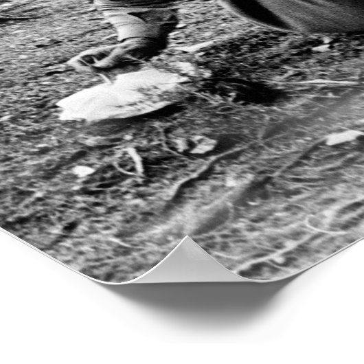 General Eisenhower Having Lunch - WW2 ポスター (角)