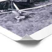 General George A. Custer (1839-76) with his Indian ポスター (角)