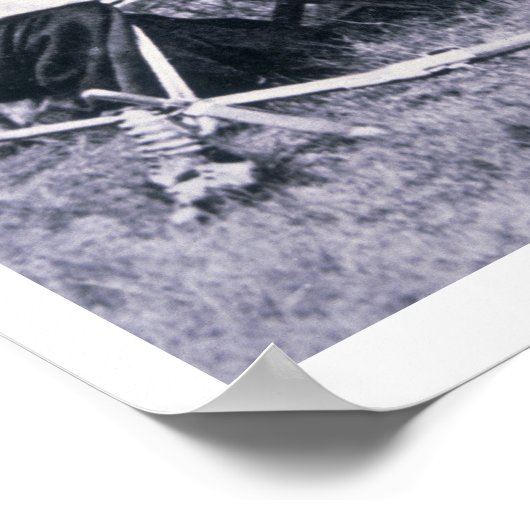 General George A. Custer (1839-76) with his Indian ポスター (角)