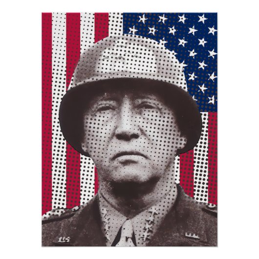 General George Patton ポスター (正面)