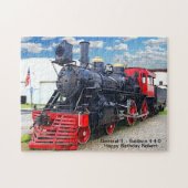 General II - Baldwin 4-4-0 Steam Engine - Add Name ジグソーパズル (横)
