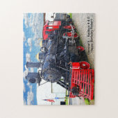 General II - Baldwin 4-4-0 Steam Engine - Add Name ジグソーパズル (縦)