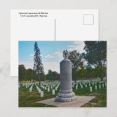 General Leavenworth Marker, Fort Leavenworth, KS ポストカード (正面/裏面)