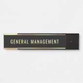 General Managementカスタマイズ可能な部門名 サインプレート (正面)