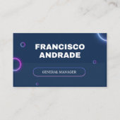 General manager | Professional Business Card 名刺 (裏面)