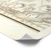 General map of the Kingdom of New Spain ポスター (角)