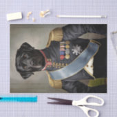 General Murphy、Black Lab in Lab in The Uniform軍隊 薄葉紙 (クラフト)