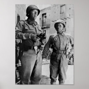 General Patton and Teddy Roosevelt Jr. -第2次世界大戦 ポスター